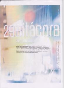 Revista Bitacora No 29 portada